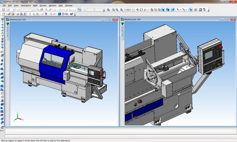 KOMPAS-3D Konstruktion